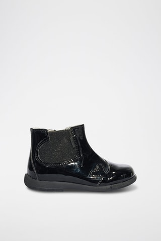 Botins envernizados Baby - Preto