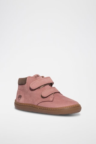Botins de couro P&H Wind - Rosa