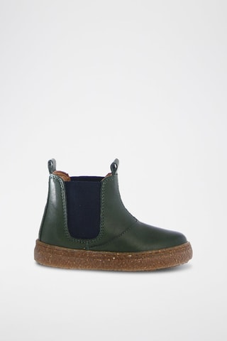 Botins Chelsea de couro napa Figus - Verde-escuro