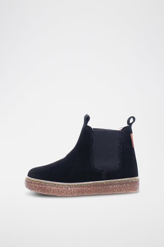 Botins Chelsea de nobuck Figus - Preto