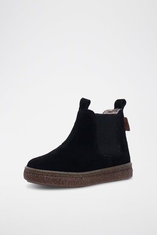 Botins Chelsea de nobuck Figus - Preto
