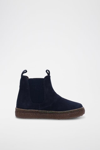 Botins Chelsea de nobuck Figus - Azul-marinho