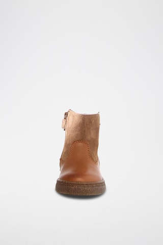 Botins forrados de couro napa Alpina - Camel