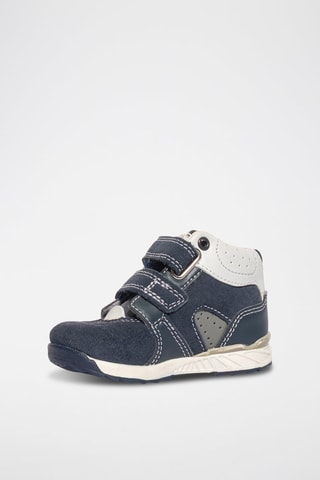 Sapatilhas subidas de nobuck Baby Jogging - Azul-marinho