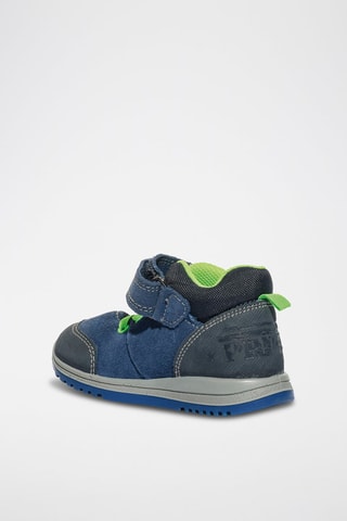 Sapatilhas subidas de nobuck Baby Tiguan - Azul 