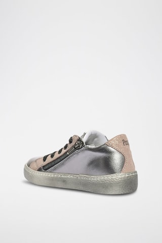 Sapatilhas de couro B&G Universe - Prateado