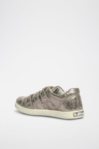 Sapatilhas de couro B&G Tween - Cinzento-claro