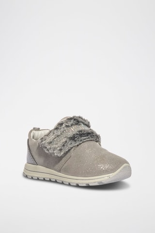 Sapatilhas de couro Baby Tiguan - Cinzento