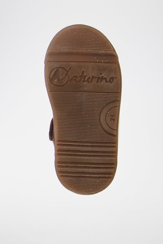 Sapatilhas em couro Heist - Castanho e verde