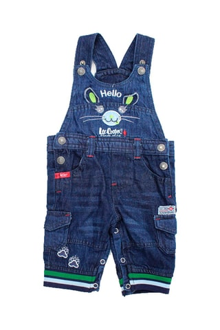 Polo met Lange Mouwen en Tuinbroek  - Blauw en groen