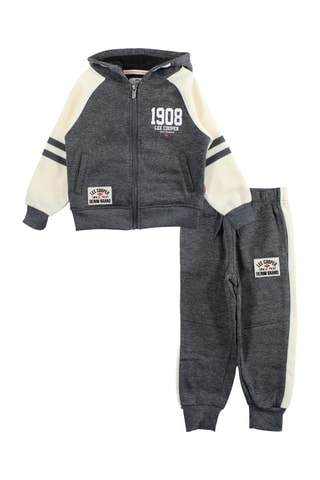 Sweat e calças de treino - Cinzento e cru - Lee Cooper - Branco, cinzento e preto