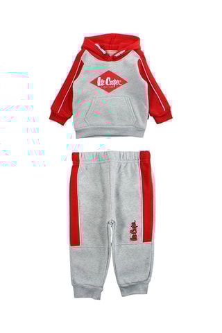 Sweater en Joggingbroek  - Wit, rood en grijs