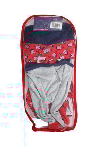 4-delige Set - Wit, blauw en rood