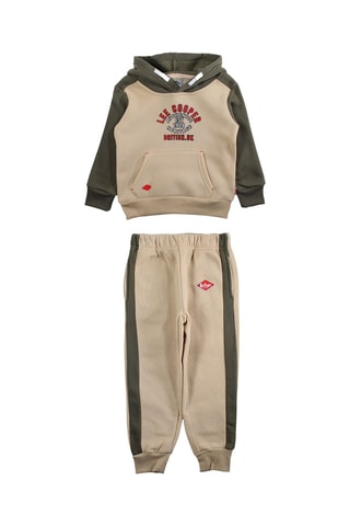 Sweat e calças de treino - Bege e caqui - Lee Cooper - Bege e verde