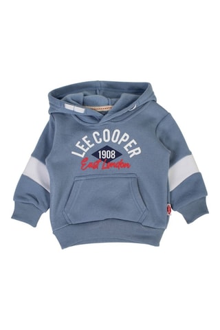 Sweater met Capuchon en Joggingbroek  - Wit, rood en blauw