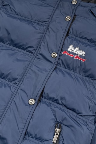 Parka met Capuchon  - Beige en blauw