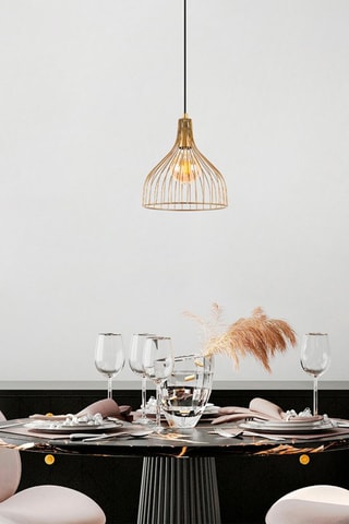 Candeeiro suspenso Cafu - Dourado