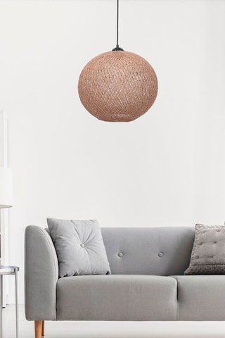 Candeeiro suspenso 189 - Creme e preto