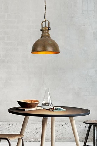 Candeeiro suspenso Saglam - Dourado - 100 W