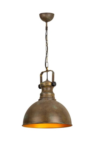 Candeeiro suspenso Saglam - Dourado - 100 W