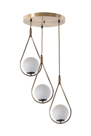 Candeeiro suspenso - Branco - 3 x 60 W