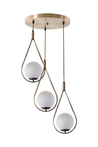 Candeeiro suspenso - Branco - 3 x 60 W