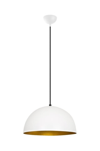Hanglamp Wit en Goudkleurig