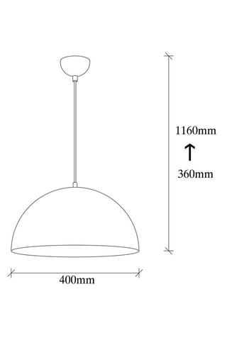 Hanglamp Wit en Goudkleurig