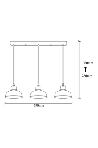 Hanglamp Berceste Zwart