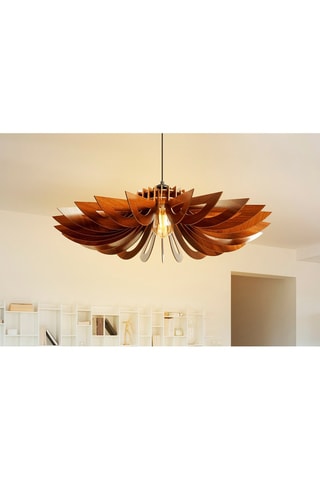 Candeeiro suspenso 159-T - Castanho -­ 60 W