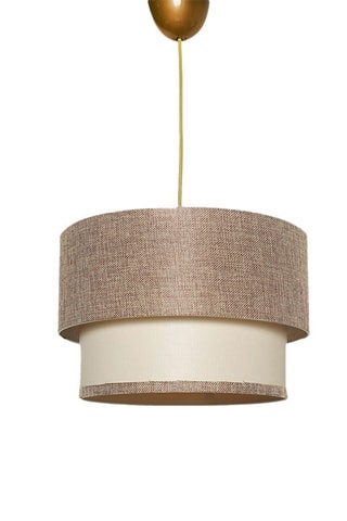 Candeeiro suspenso - Bege e creme