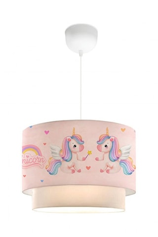 Candeeiro suspenso - Rosa - 40 W