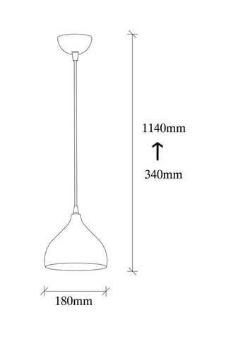 Hanglamp Tattoo - Goudkleurig - 40 W