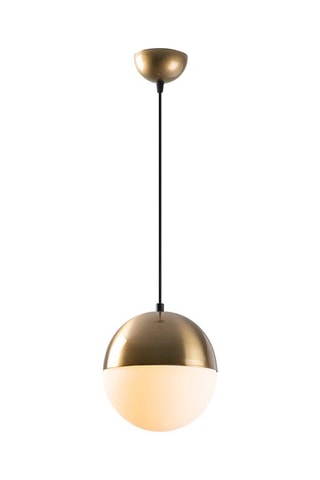 Candeeiro suspenso Bastos 2101 Branco e bronze