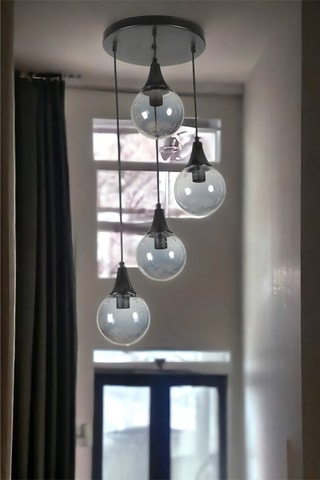 Candeeiro suspenso - Preto - 40 W