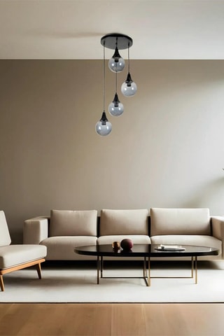 Candeeiro suspenso - Preto - 40 W