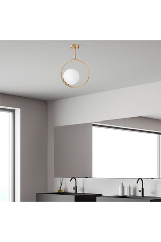 Candeeiro suspenso - Dourado - 40 W