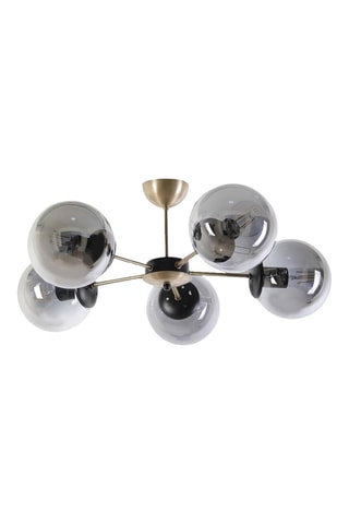 Candeeiro suspenso - Esfumado - 5 x 60 W