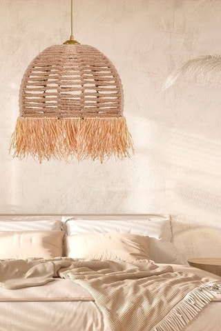 Candeeiro suspenso - Creme - 60 W