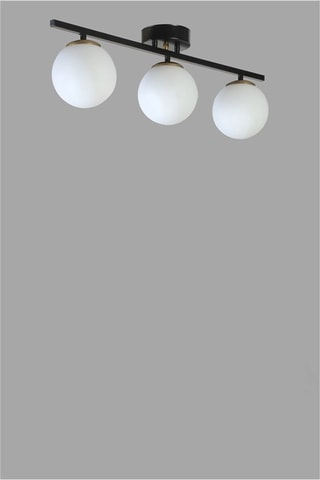 Candeeiro de teto - Preto e branco - 3 x 60 W