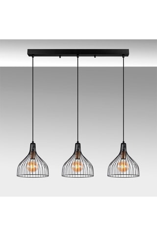 Candeeiro suspenso Preto