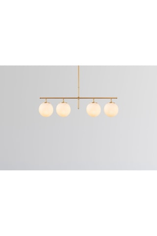 Candeeiro suspenso Roe 
Dourado