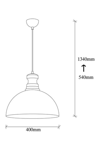 Hanglamp Berceste - Goudkleurig - 100 W