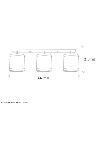 Candeeiro suspenso Way Dourado