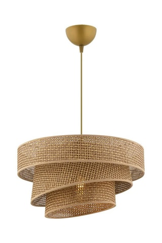 Candeeiro suspenso Couper Hazeran - Bege - 45 - 60W