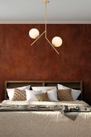 Candeeiro suspenso - Dourado