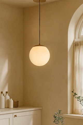 Candeeiro suspenso - Branco - 40 W