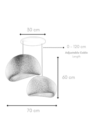 Suspension - Blanc - 2 x 40 W
