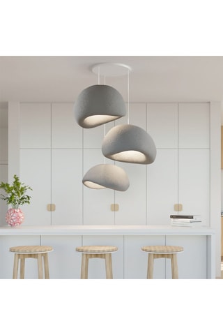 Suspension - Gris foncé - 3 x 40 W