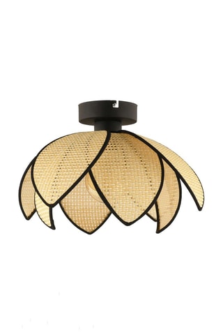 Candeeiro de teto - Cru e preto - 40 W